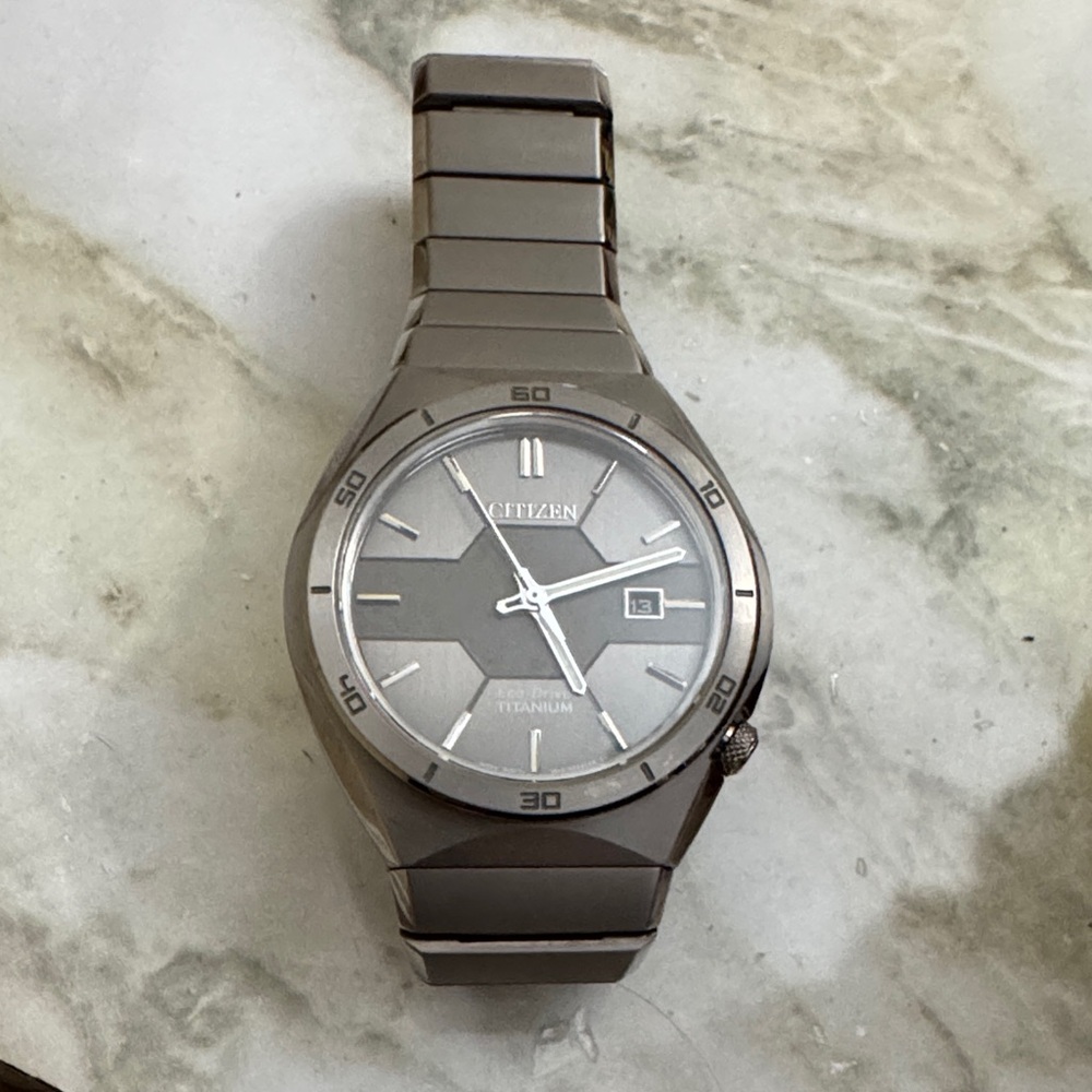Citizen Men's Titanium Silver Watch